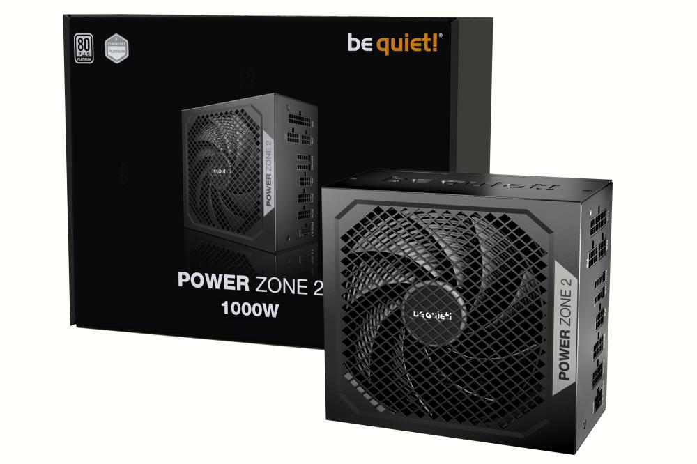 Power Supply BE QUIET POWER ZONE 2 1000 Watts Peak Power 1070 Watts Efficiency 80 PLUS PLATINIUM MTBF 100000 hours BP008EU