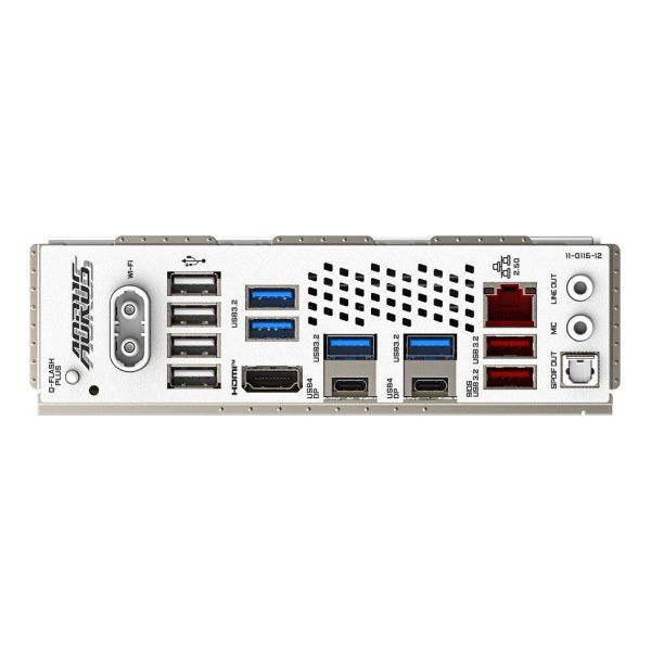Mainboard GIGABYTE AMD X870E SAM5 ATX Memory DDR5 Memory slots 4 1xPCI-Express 3.0 2x 1xPCI-Express 4.0 4x	 1xPCI-Express 5.0 16x 4xM.2 1xHDMI 4xUSB 2.0 6xUSB 3.2 2xUSB-C 1xOptical S/PDIF 1xRJ45 2xAudio port X870AELITEWF7ICE1.1 - Image 5