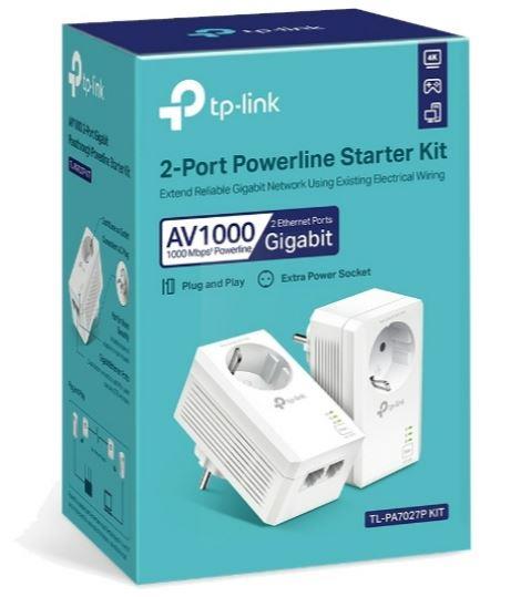 NET POWERLINE ADAPTER 1000MBPS/TL-PA7027P KIT TP-LINK - Image 2