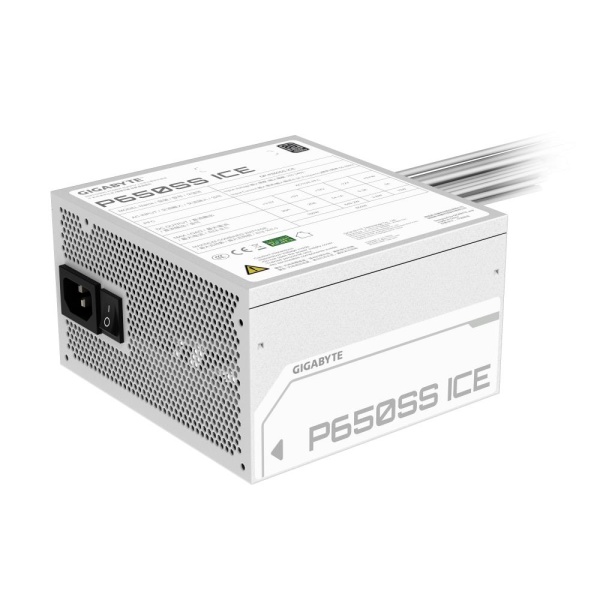 Power Supply GIGABYTE GP-P650SS ICE 650 Watts Efficiency 80 PLUS SILVER PFC Active MTBF 100000 hours GP-P650SSICE - Image 4
