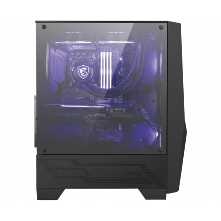 Case MSI MAG FORGE 100M MidiTower Not included ATX MicroATX MiniITX Colour Black MAGFORGE100M - Image 2