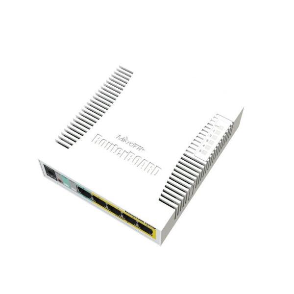 Switch MIKROTIK CSS106-1G-4P-1S 5x10Base-T / 100Base-TX / 1000Base-T 1xSFP CSS106-1G-4P-1S