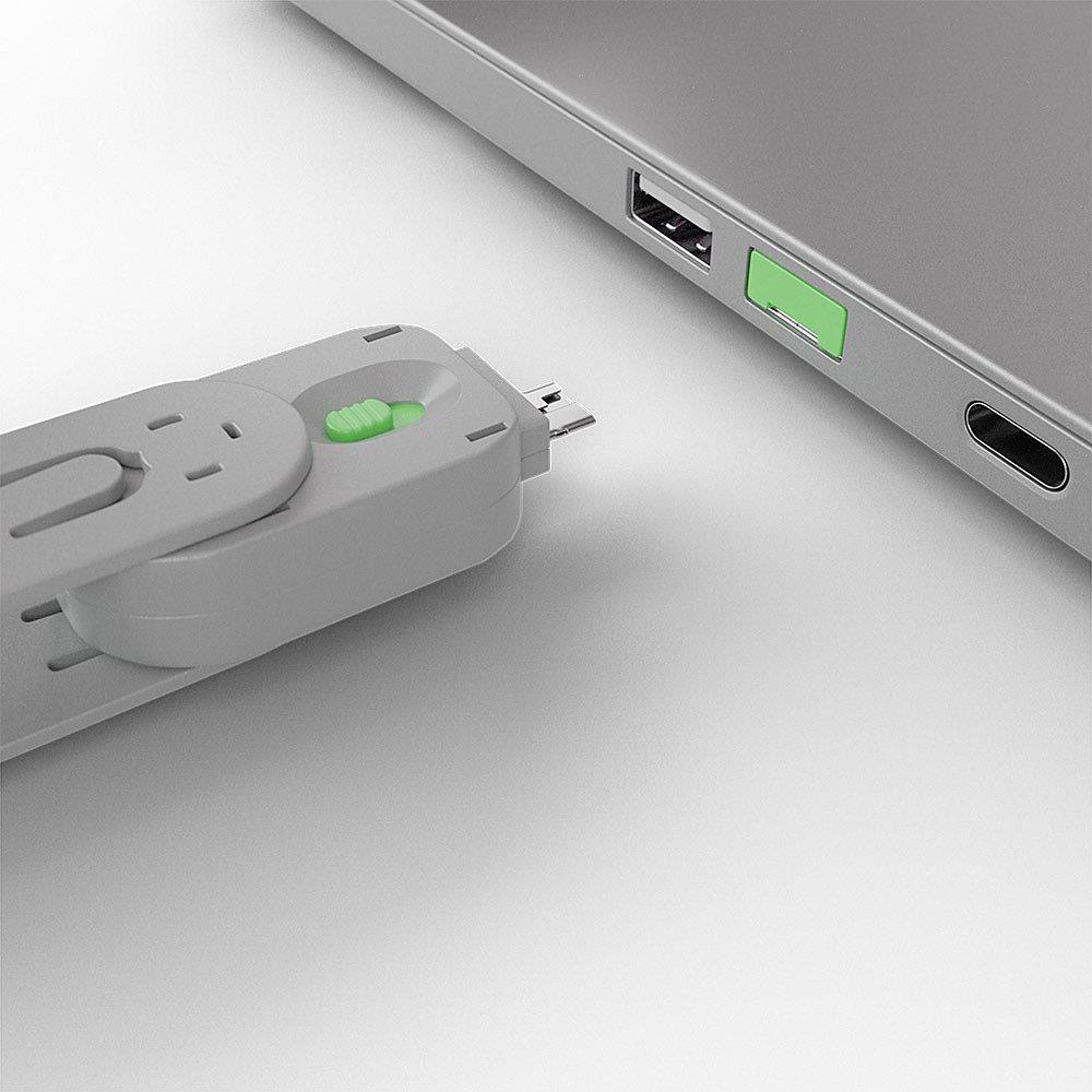 USB PORT BLOCKER KEY/GREEN 40621 LINDY - Image 4