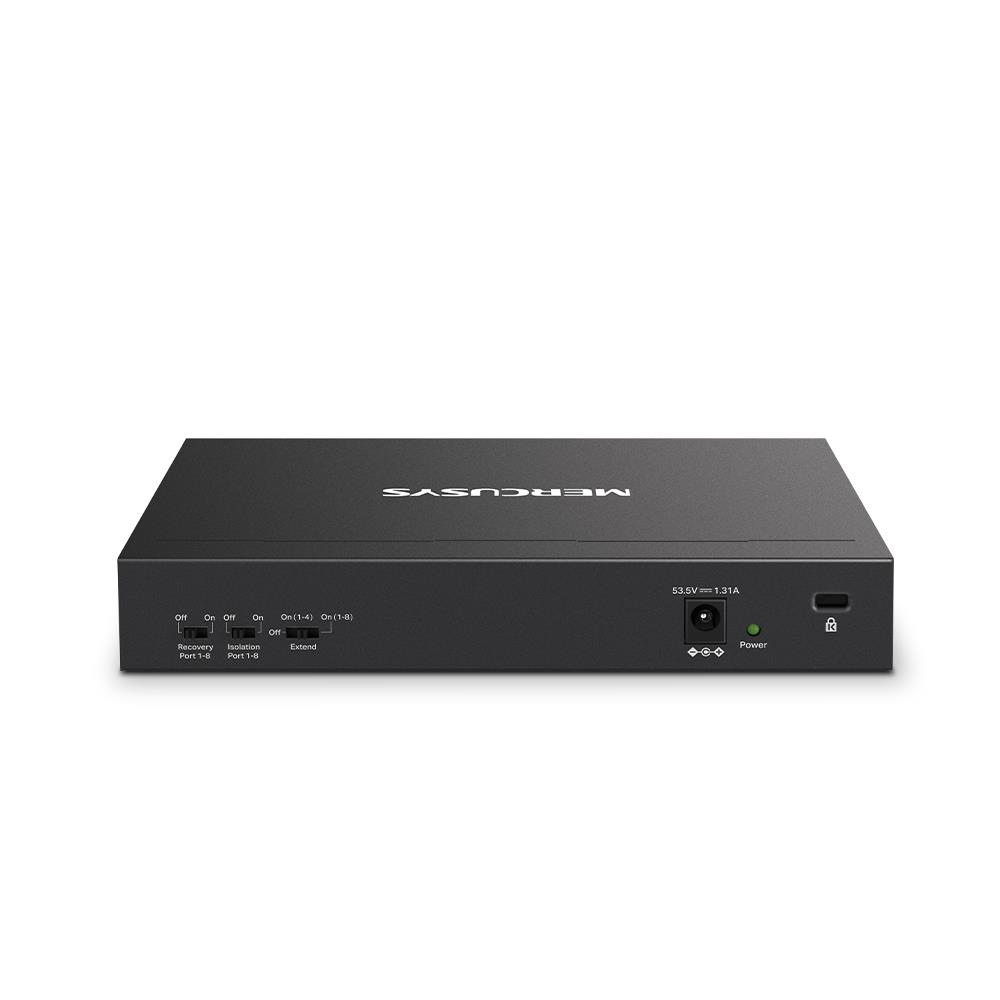 Switch MERCUSYS Desktop/pedestal 10x10Base-T / 100Base-TX PoE+ ports 8 MS110P - Image 3