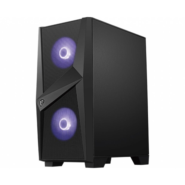 Case MSI MAG FORGE 100M MidiTower Not included ATX MicroATX MiniITX Colour Black MAGFORGE100M - Image 3
