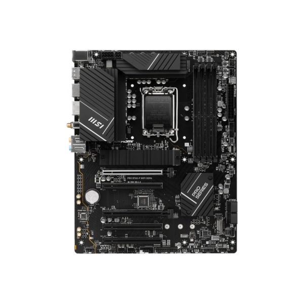 Mainboard MSI Intel B760 Express LGA1700 ATX Memory DDR4 Memory slots 4 5xPCI-Express 5.0 16x 2xM.2 1xHDMI 1xDisplayPort 4xUSB 2.0 2xUSB 3.2 1xUSB-C 1xPS/2 1xOptical S/PDIF 1xRJ45 5xAudio port PROB760-PWIFIDDR4 - Image 2