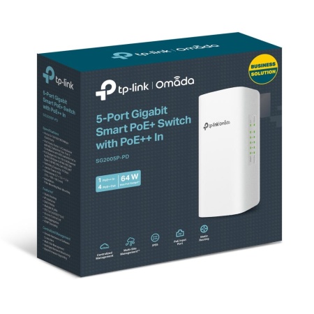 Switch TP-LINK SG2005P-PD Desktop/pedestal 5x10Base-T / 100Base-TX / 1000Base-T PoE ports 1 SG2005P-PD - Image 3