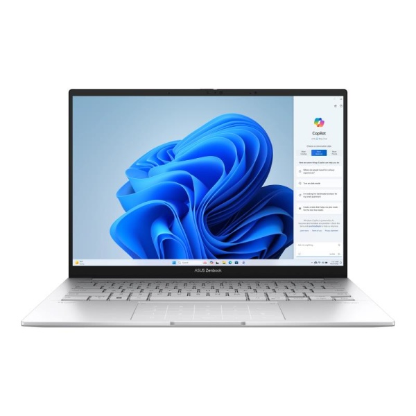 Notebook ASUS ZenBook Series 14 OLED UX3405CA-QL219W CPU  Core Ultra u5-125H 3600 MHz 14" Touchscreen 1920x1200 RAM 16GB LPDDR5x SSD 512GB Intel Arc Graphics Integrated ENG NumberPad Windows 11 Home Silver 1.28 kg 90NB14W4-M00880 - Image 2
