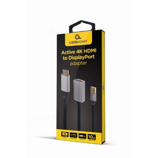 I/O ADAPTER HDMI TO DP/BLACK A-HDMIM-DPF-02 GEMBIRD - Image 2