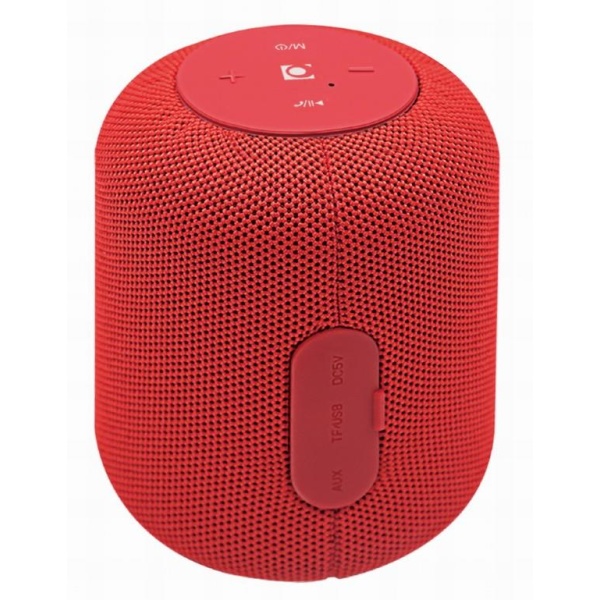 Portable Speaker GEMBIRD Portable/Wireless 1xMicroSD Card Slot Bluetooth Red SPK-BT-15-R