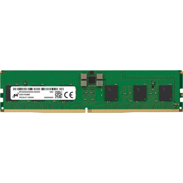 Server Memory Module MICRON DDR5 16GB RDIMM 4800 MHz CL 40 1.1 V MTC10F1084S1RC48BA1R