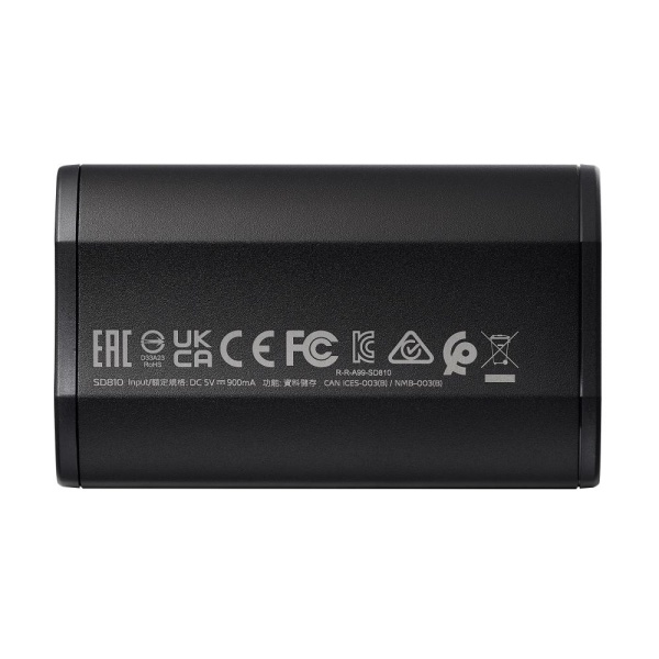 External SSD ADATA SD810 1TB USB-C Write speed 2000 MBytes/sec Read speed 2000 MBytes/sec SD810-1000G-CBK - Image 2