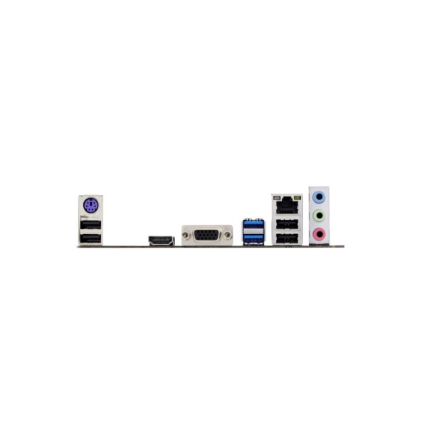 Mainboard BIOSTAR AMD A520 SAM4 Micro-ATX Memory DDR4 Memory slots 2 2xPCI-Express 3.0 1x 1xPCI-Express 3.0 16x 1xM.2 1x15pin D-sub 1xHDMI 4xUSB 2.0 2xUSB 3.2 1xPS/2 1xRJ45 3xAudio port A520MHP - Image 4