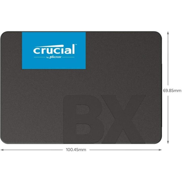 SSD CRUCIAL BX500 1TB SATA 3.0 Write speed 500 MBytes/sec Read speed 540 MBytes/sec 2,5" TBW 360 TB CT1000BX500SSD1 - Image 4