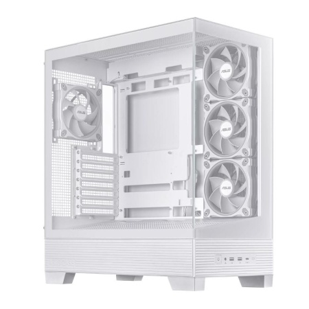 Case ASUS ASUS A31 PLUS Case MidiTower Case product features Transparent panel ATX BTX MicroATX MiniITX Colour White A31PLUSTGARGBWHITE - Image 2