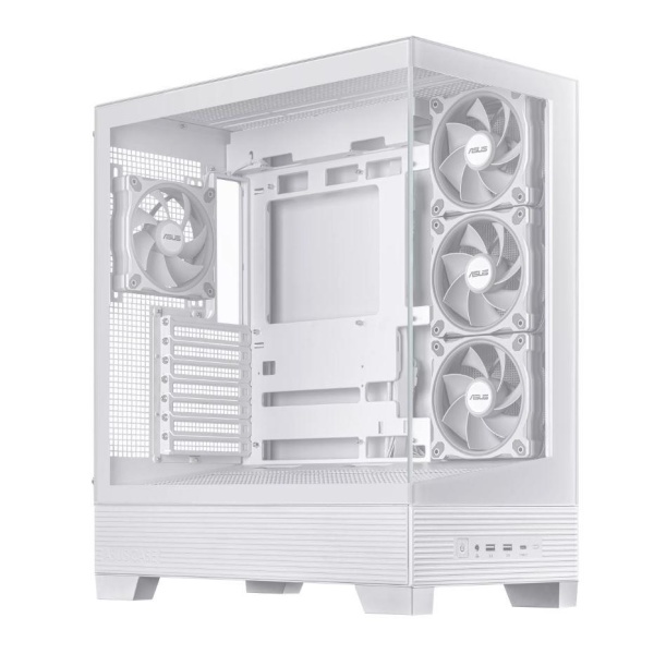 Case ASUS ASUS A31 PLUS Case MidiTower Case product features Transparent panel ATX BTX MicroATX MiniITX Colour White A31PLUSTGARGBWHITE - Image 2