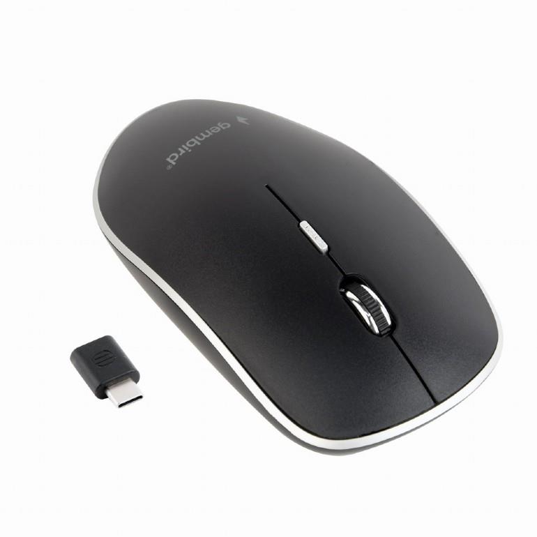 MOUSE USB-C OPTICAL WRL BLACK/SILENT MUSW-4BSC-01 GEMBIRD - Image 2