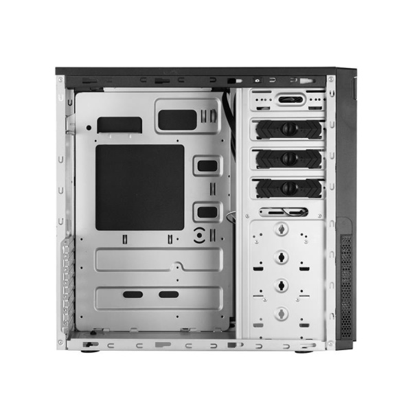 Case CHIEFTEC HC-10B-OP MidiTower Not included ATX MicroATX MiniITX Colour Black HC-10B-OP - Image 2