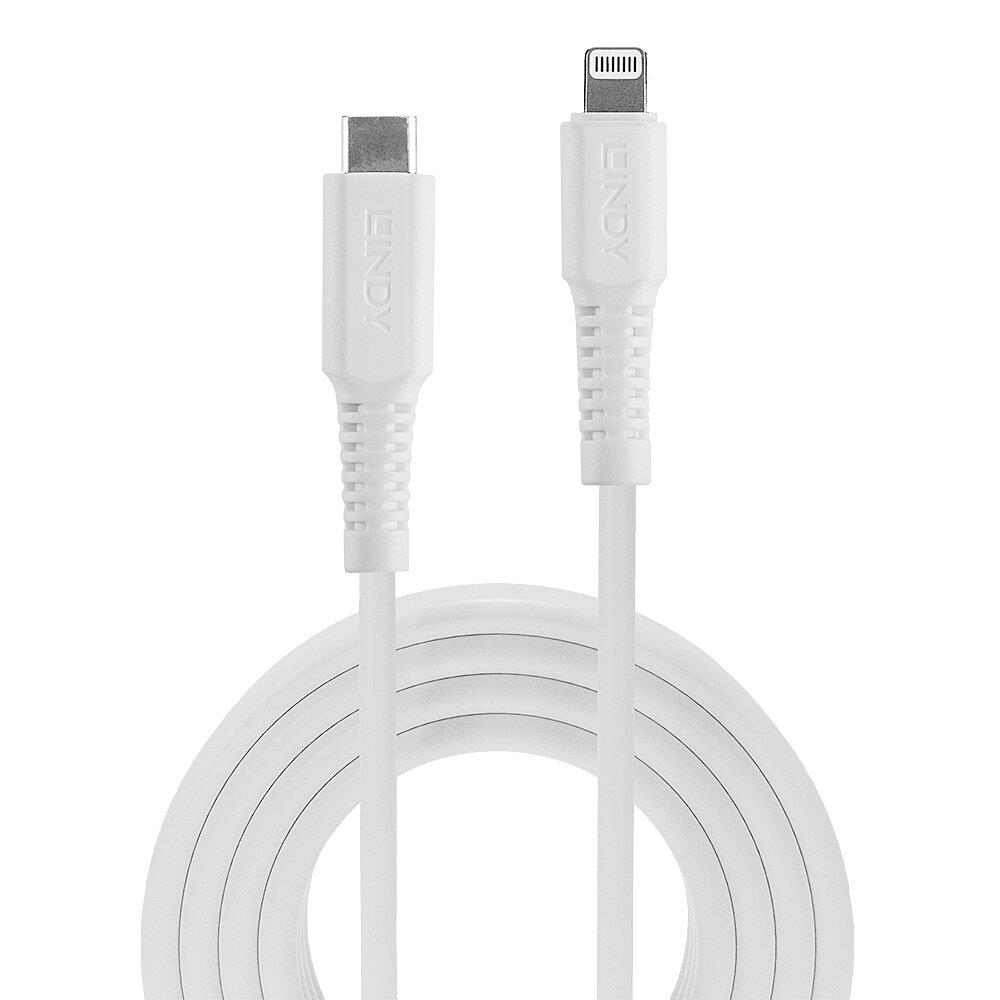 CABLE USB-C TO LIGHTNING 1M/WHITE 31316 LINDY - Image 2