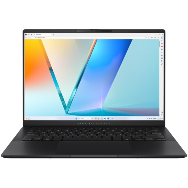 Notebook ASUS VivoBook S S 14 OLED CPU  Ryzen AI 9 365 2000 MHz 14" 2880x1800 RAM 24GB LPDDR5x SSD 1TB AMD Radeon Graphics Integrated ENG Card Reader SD Windows 11 Home Black 1.3 kg 90NB14P3-M00770 - Image 2