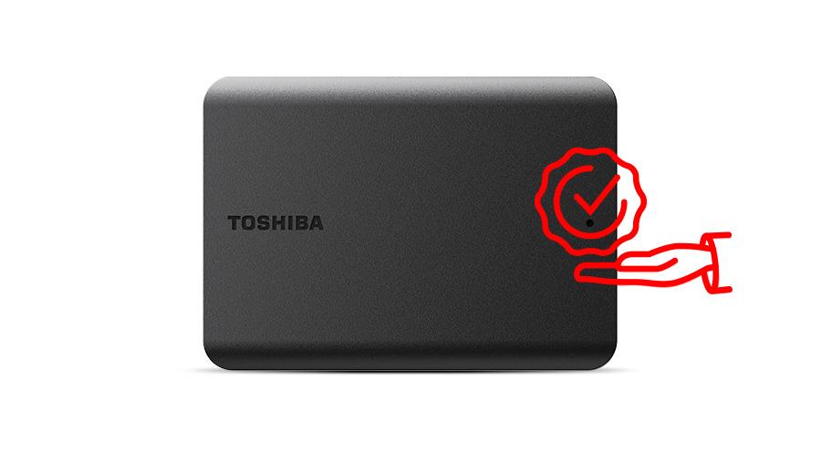 External HDD TOSHIBA Canvio Basics 2022 HDTB510EK3AA 1TB USB 3.2 Colour Black HDTB510EK3AA - Image 3