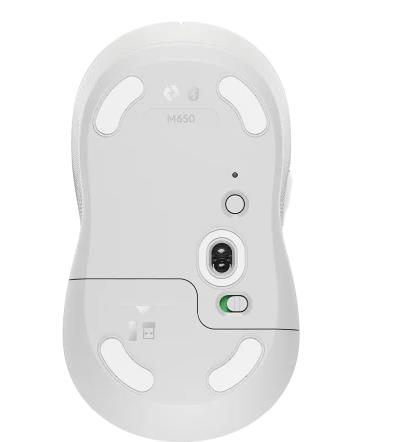 MOUSE USB OPTICAL WRL M650/WHITE LARG 910-006238 LOGITECH - Image 3