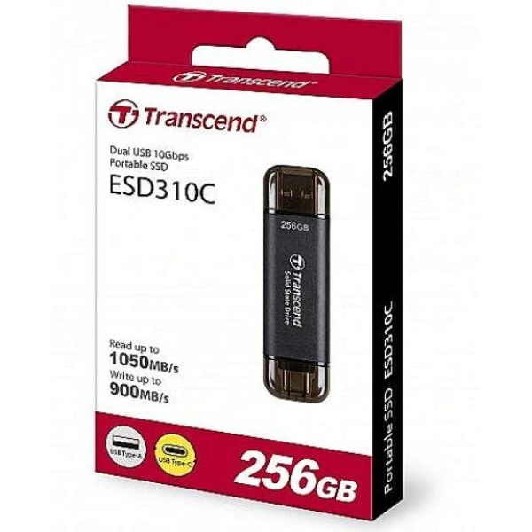 External SSD TRANSCEND ESD310C 256GB USB-C USB 3D NAND TS256GESD310C - Image 2