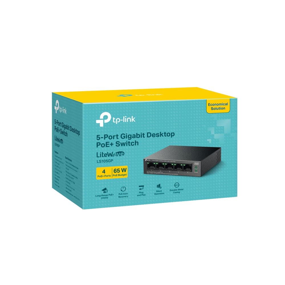 Switch TP-LINK LS105GP PoE+ ports 4 LS105GP - Image 4