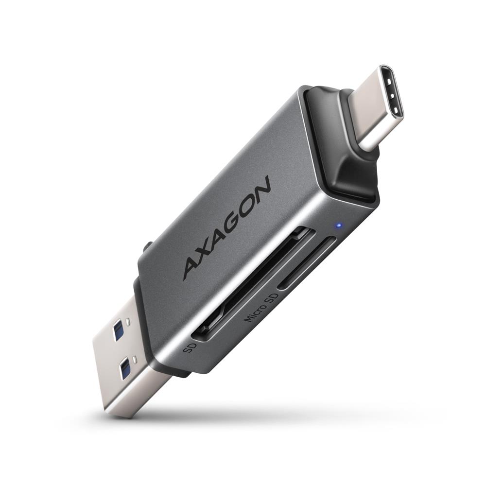 MEMORY READER USB-C+USB3.2 2SL/SD/MICROSD CRE-DAC AXAGON