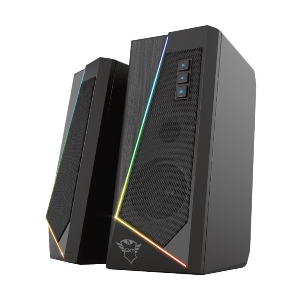 Speaker TRUST GXT 609 Zoxa RGB Illuminated Speaker Set 1xUSB 2.0 Black 24070 - Image 3