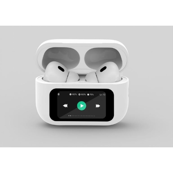 HEADSET BLUETOOTH/WHITE TWS-LCD-ANC-01-W GEMBIRD - Image 3