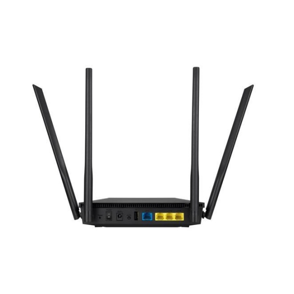 Wireless Router ASUS Wireless Router 1800 Mbps Mesh Wi-Fi 5 Wi-Fi 6 IEEE 802.11n USB 1 WAN 3x10/100/1000M Number of antennas 4 RT-AX1800U - Image 3