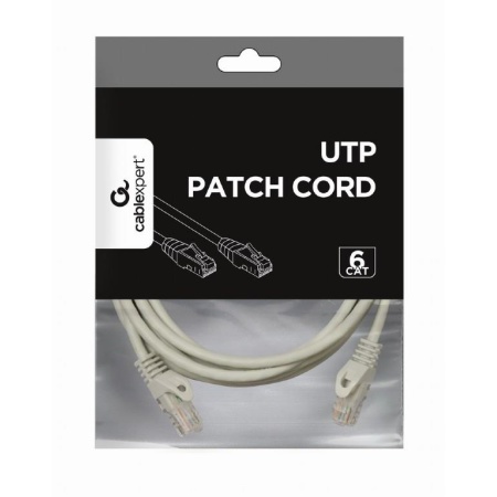PATCH CABLE CAT6 UTP 3M/GREY PP6U-3M GEMBIRD - Image 2