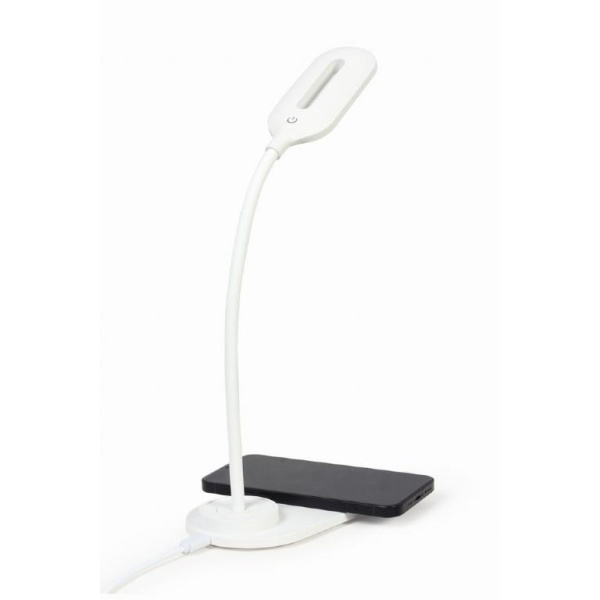 MOBILE CHARGER WRL DESK LAMP/WHT TA-WPC10-LED-01-W GEMBIRD - Image 5