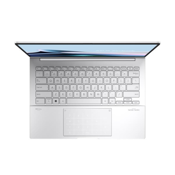 Notebook ASUS ZenBook Series 14 OLED UX3405CA-QL219W CPU  Core Ultra u5-125H 3600 MHz 14" Touchscreen 1920x1200 RAM 16GB LPDDR5x SSD 512GB Intel Arc Graphics Integrated ENG NumberPad Windows 11 Home Silver 1.28 kg 90NB14W4-M00880 - Image 4