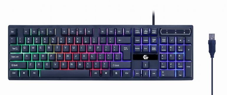 KEYBOARD USB GAMING KIT ENG/GHOST GGS-UMGL4-02 GEMBIRD - Image 2