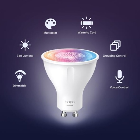 Smart Light Bulb TP-LINK Power consumption 3.7 Watts Luminous flux 350 Lumen Beam angle 40 degrees 0 ºC~ 40 ºC TAPOL630 - Image 4