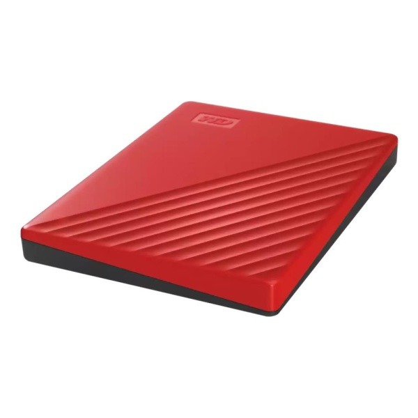 External HDD WESTERN DIGITAL My Passport 2TB USB 2.0 USB 3.0 USB 3.2 Colour Red WDBYVG0020BRD-WESN - Image 3