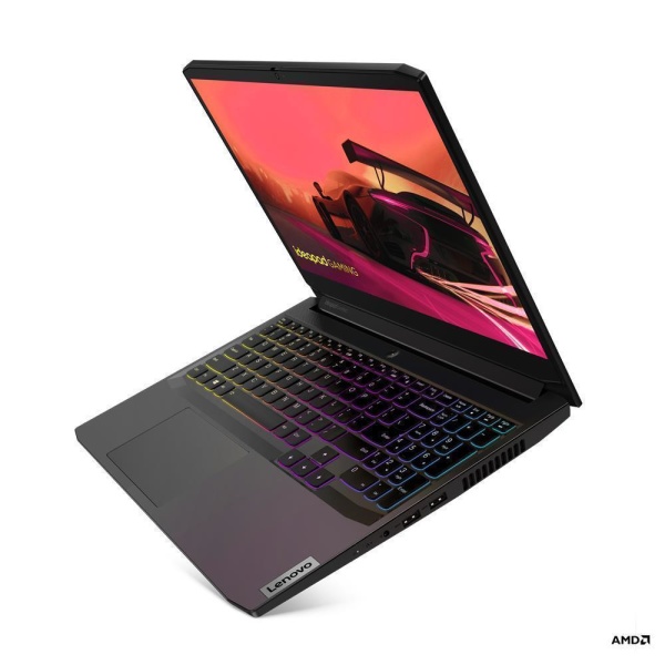 Notebook LENOVO IdeaPad Gaming 3 15ACH6 CPU  Ryzen 5 5500H 3300 MHz 15.6" 1920x1080 RAM 8GB DDR4 3200 MHz SSD 512GB NVIDIA GeForce RTX 2050 4GB ENG Black 2.25 kg 82K2027BRM - Image 4