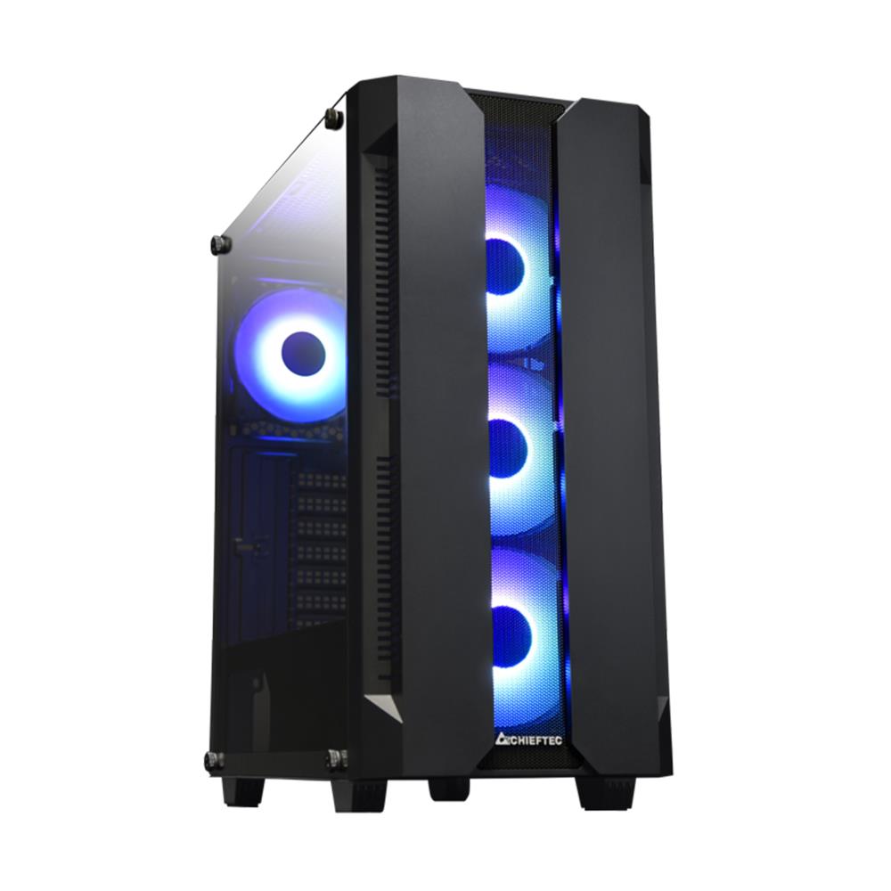 Case CHIEFTEC HUNTER MidiTower Not included ATX MiniITX Colour Black GS-01B-OP