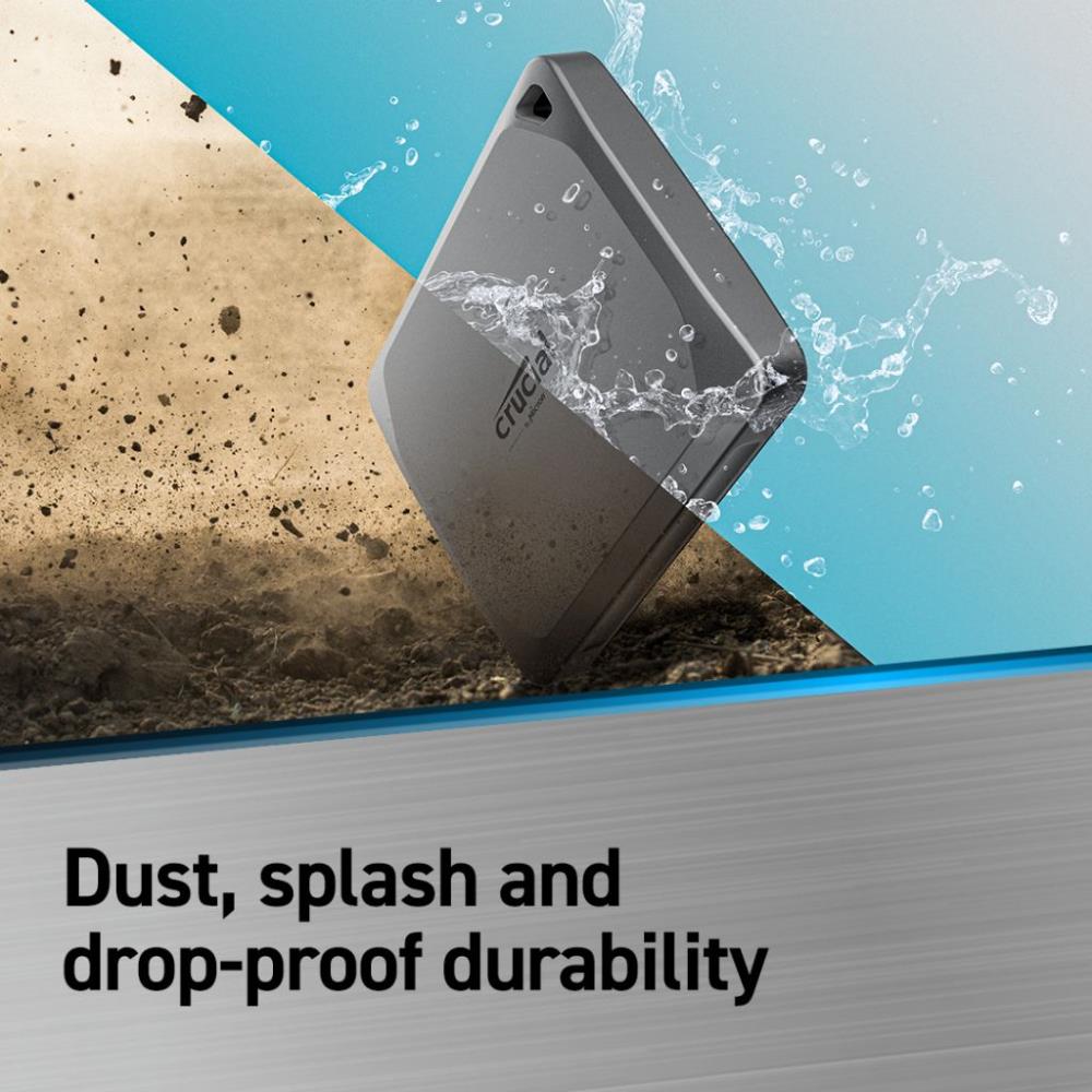 External SSD CRUCIAL X9 Pro 1TB USB 3.2 TLC Read speed 1050 MBytes/sec CT1000X9PROSSD9 - Image 5