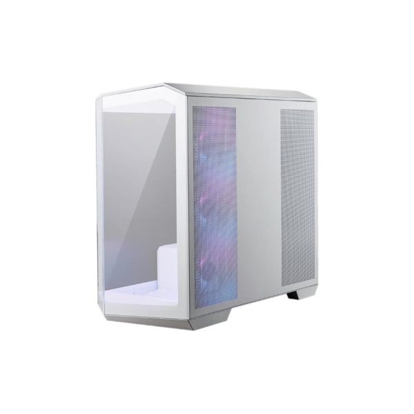 Case MSI MidiTower Case product features Transparent panel Not included MicroATX Colour White MAGPANOM100RPZWHITE