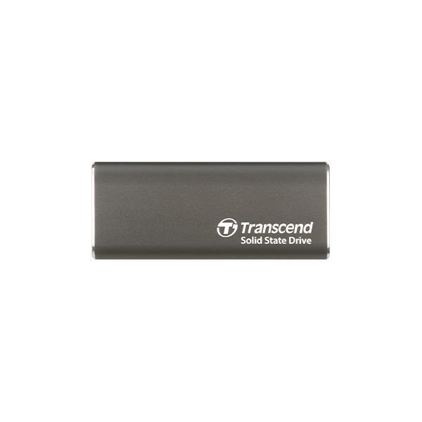 External SSD TRANSCEND ESD265C 500GB USB-C 3D NAND Write speed 950 MBytes/sec Read speed 1050 MBytes/sec TS500GESD265C