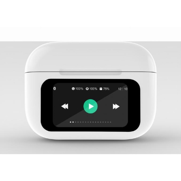 HEADSET BLUETOOTH/WHITE TWS-LCD-ANC-01-W GEMBIRD - Image 2