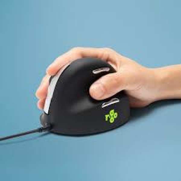 MOUSE USB OPTICAL BREAK/R. BLACK RGOHE R-GO TOOLS - Image 2