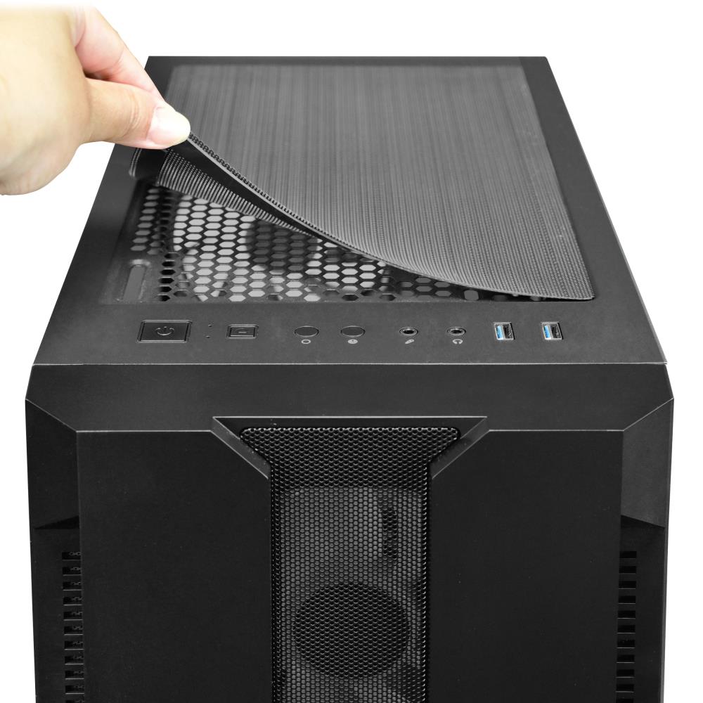 Case CHIEFTEC HUNTER MidiTower Not included ATX MiniITX Colour Black GS-01B-OP - Image 7