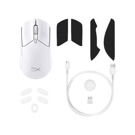 MOUSE USB OPTICAL WRL/PULSEFIRE HASTE 2 WHITE HYPERX - Image 4
