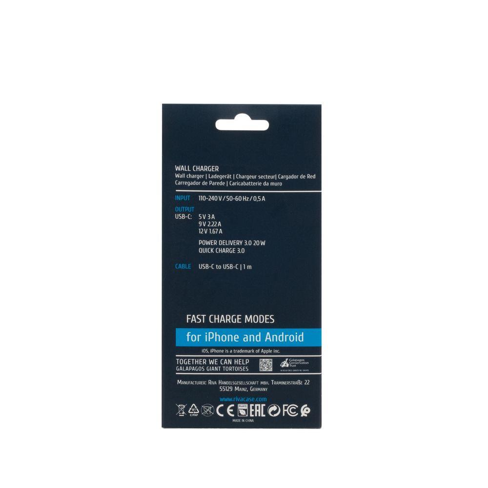 MOBILE CHARGER WALL/WHITE PS4101 WD4 RIVACASE - Image 3