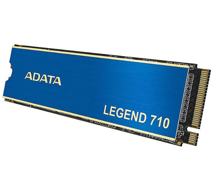 SSD ADATA LEGEND 710 512GB M.2 PCIE NVMe 3D NAND Write speed 1000 MBytes/sec Read speed 2400 MBytes/sec TBW 130 TB MTBF 1500000 hours ALEG-710-512GCS - Image 3
