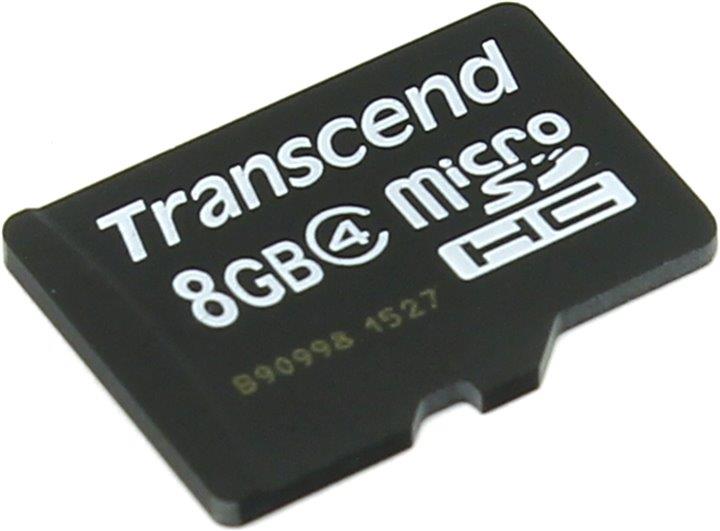 MEMORY MICRO SDHC 8GB/CLASS4 TS8GUSDC4 TRANSCEND